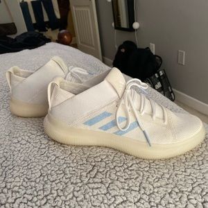 Adidas Boost white shoes